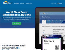 Tablet Screenshot of eventday.com